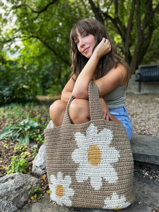 The daisy bag crochet pattern