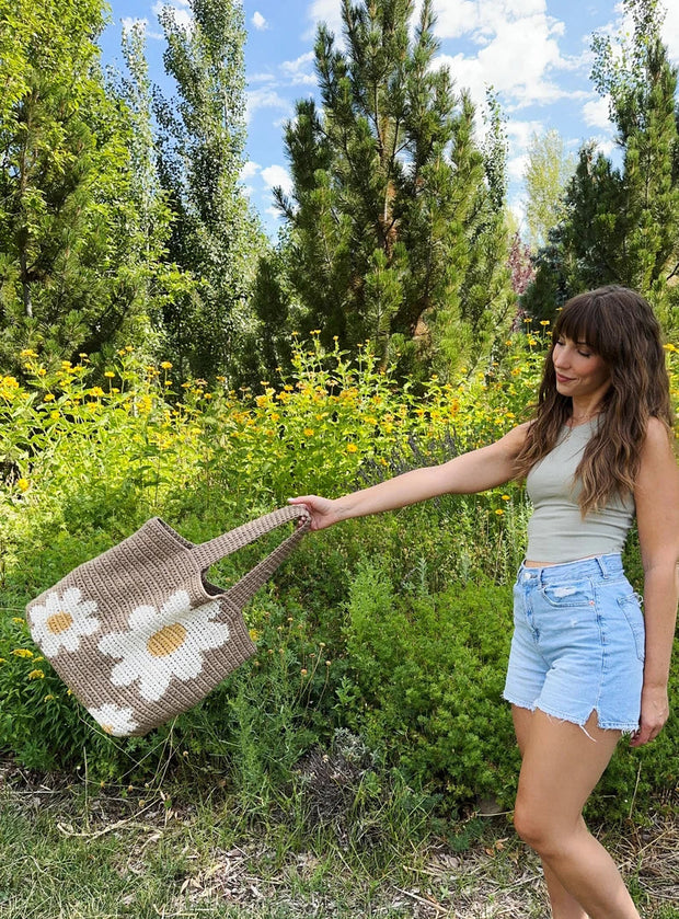 The daisy bag crochet pattern