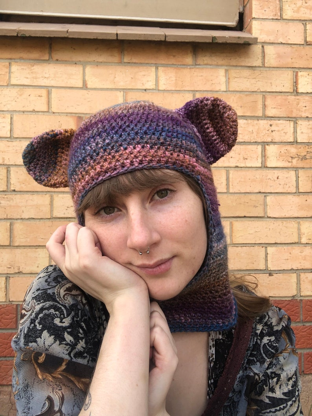 Bunnybear balaclava Crochet Pattern