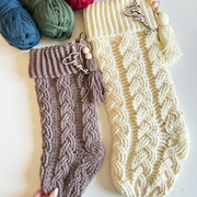 Cozy Cottage Cabled Stocking Crochet Pattern