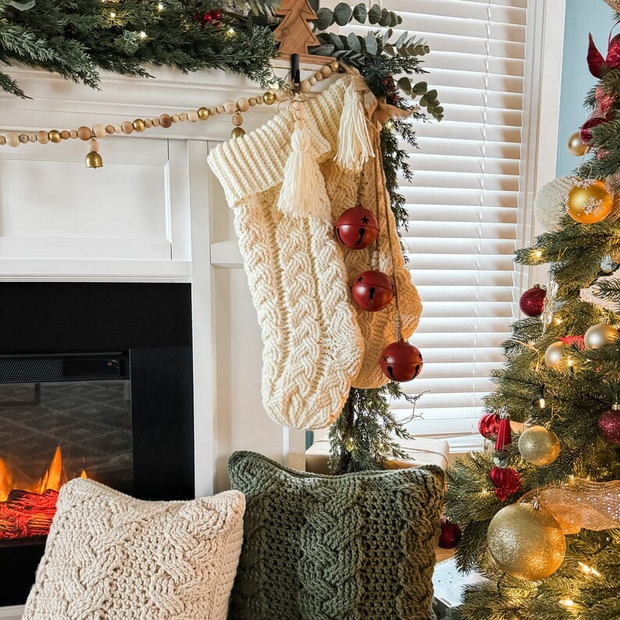 Cozy Cottage Cabled Stocking Crochet Pattern