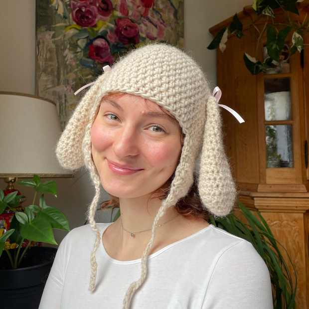 The Bunny hat Crochet Pattern