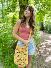 The Sunny Cinch Satchel PDF Crochet Pattern