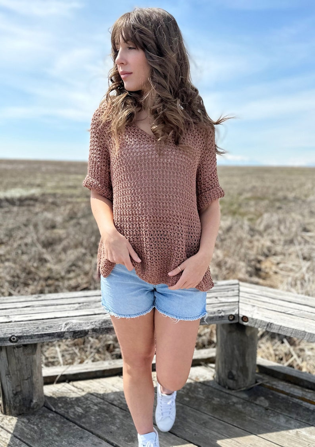 The Poppy Pullover Crochet Pattern