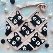 the Cute Cats Bag Crochet Pattern