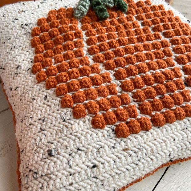 The Pumpkin Pillow Crochet Pattern