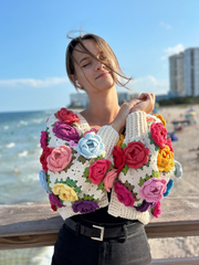 Crochet ROSE Garden Jacket PDF Pattern