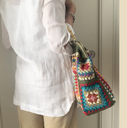 the Large granny tote bag crochet pattern