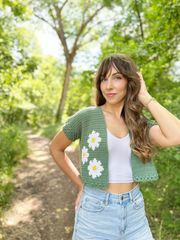 The Daisy Day Cardigan PDF Crochet Pattern