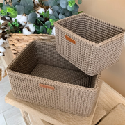 Basket Storage Rectangular Crochet Pattern