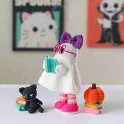 Ghost Halloween Friends Crochet Pattern