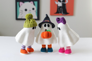 Ghost Halloween Friends Crochet Pattern