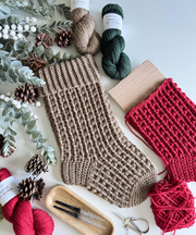 Snuggle Christmas Stocking Crochet Pattern