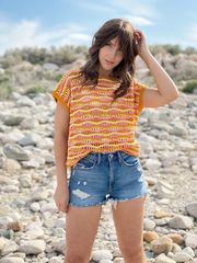 The Electric Sun Tee PDF Crochet Pattern