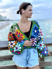 Crochet Daisy Sweater PDF Pattern