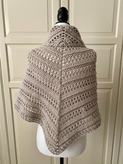 The Prayer Shawl Crochet Gathered Easy PATTERN