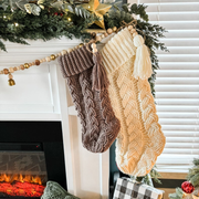 Cozy Cottage Cabled Stocking Crochet Pattern