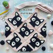 the Cute Cats Bag Crochet Pattern