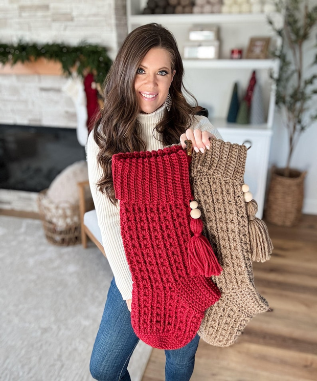 Snuggle Christmas Stocking Crochet Pattern