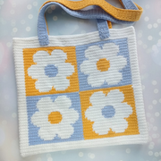 the Intarsia bag crochet pattern