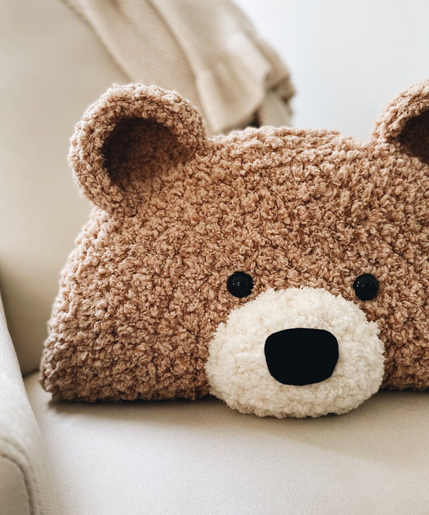 CROCHET PATTERN ⨯ Bear Pillow ⨯ Nursery, toddler, child, decor