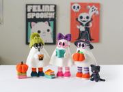 Ghost Halloween Friends Crochet Pattern