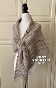 The Prayer Shawl Crochet Gathered Easy PATTERN