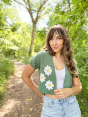 The Daisy Day Cardigan PDF Crochet Pattern