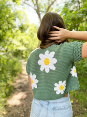 The Daisy Day Cardigan PDF Crochet Pattern