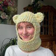 Bunnybear balaclava Crochet Pattern