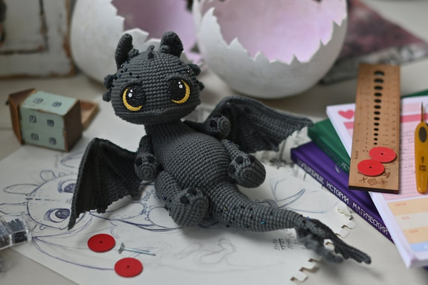 Syrex dragon Crochet Pattern