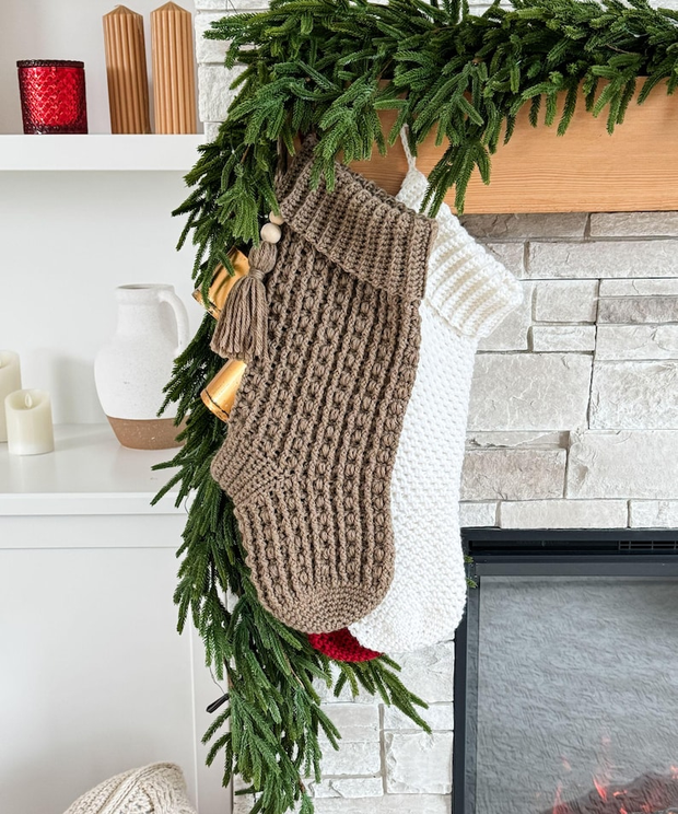 Snuggle Christmas Stocking Crochet Pattern