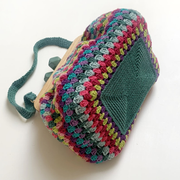 The rows clutch bag Crochet Pattern