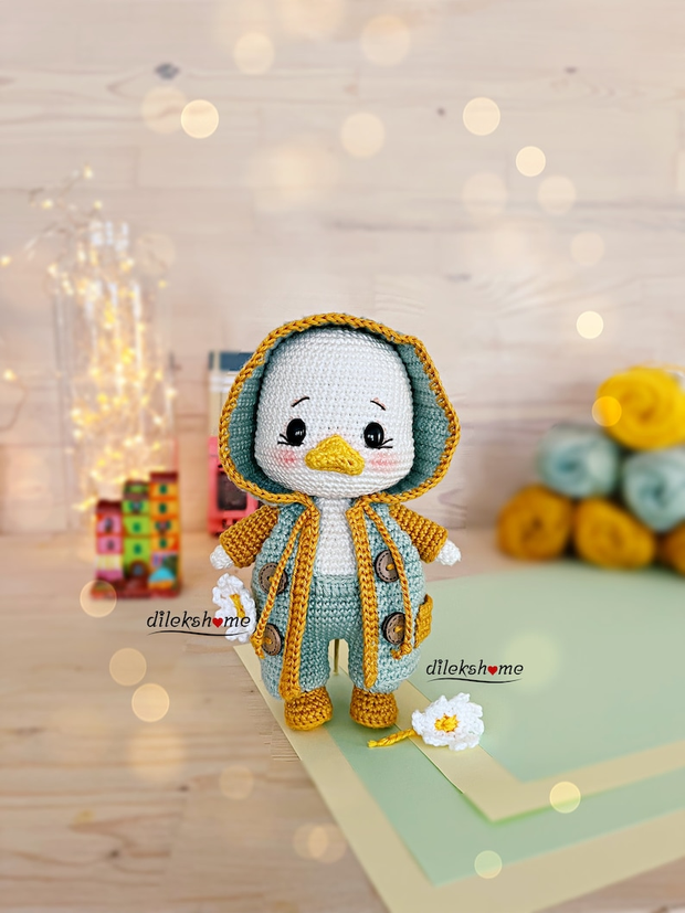 Mr Duck Amigurumi Crochet Pattern PDF